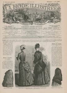 Page from La Mode Illustrée by French School
