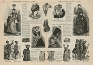 Page from La Mode Illustree by French School