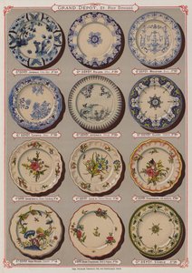 Page from the Catalogue of the Grand Depot of Porcelains, Faiences and Glassware by French School