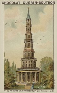 Pagoda of Chanteloup, near Amboise, Indre-et-Loire by French School