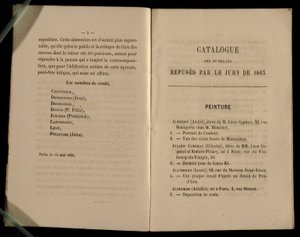 Painting Chapter, from the Salon des Refuses, 1863 by French School
