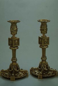 Pair of candlesticks by Boucheron by French School