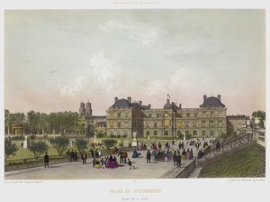 Palais Du Luxembourg, Facade on the Garden by French School