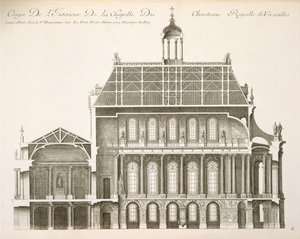 Palais du Louvre: the Royal Chapel, section