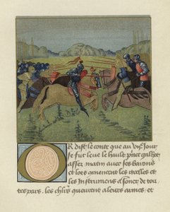 Palamedes in the Tournament at Soreloys by French School