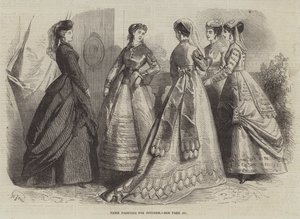 Paris Fashions for October by French School