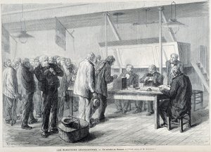 Parliamentary elections: a polling station in Beauce - in 