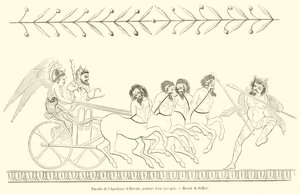 Parody of the Apotheosis of Hercules (engraving) by French School