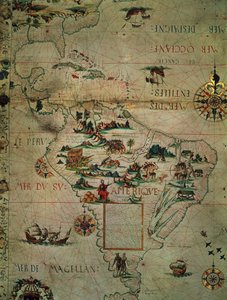 Part of Mexico and South America by French School