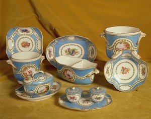 Part of the Sevres Melbourne Service, 1770-71