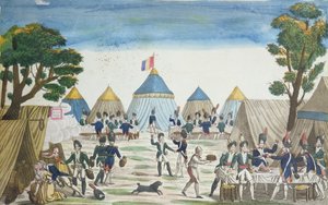 Party Given to the Russian Grenadiers by the Grenadiers of the Grande Armée by French School