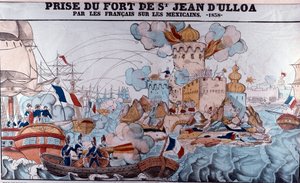 Pastry War: invasion of Mexico by French forces on 27 November 1838, Battle of Veracruz