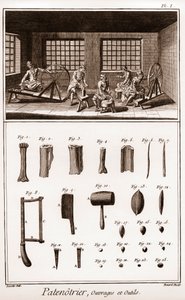 Patenotrier (manufacturer of the rosary) - work and tools - 
