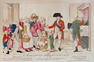 Patriotic New Year Gifts offered to the King in 1790 by French School