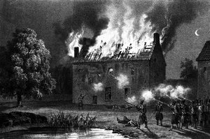Penissieres, War in the Vendee, France by French School