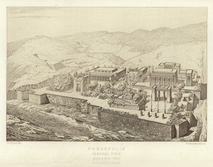 Persepolis, general view, bird