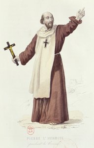 Peter the Hermit preaching the First Crusade, 1095