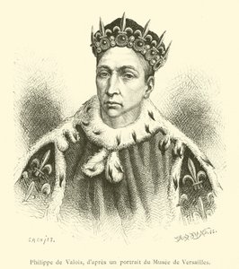 Philippe de Valois by French School