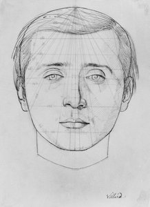 Phrenological study, from a manuscript of Doctor Philippe Jean Pelletan library