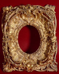 Picture Frame in Gilded Wood by French School