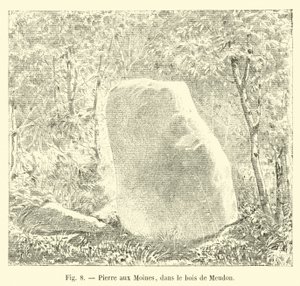 Pierre aux Moines, in the Forest of Meudon by French School