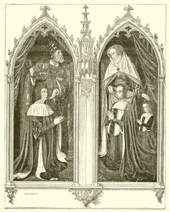 Pierre de Bourbon and Anne de Beaujeu, His Wife by French School