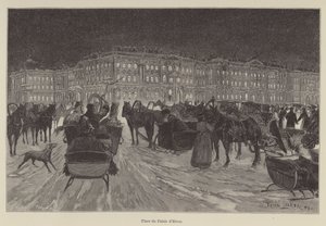 Winter Palace Square by French School
