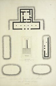 Plan of the Ruins of Mitla in the Province of Oaxaca, Illustration from 