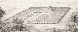 Plan of the City of Babylon, Mesopotamia, Around the 5th Century BC According to Herodotus by French School