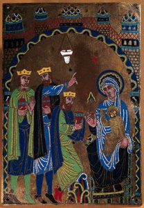 Plaque of the Major Altar of the Abbey of Grandmont: Adoration of the Magi by French School