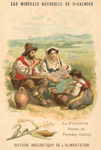 Polenta, Meal of Italian Peasants by French School