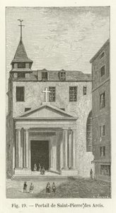 Portal of Saint-Pierre des Arcis by French School