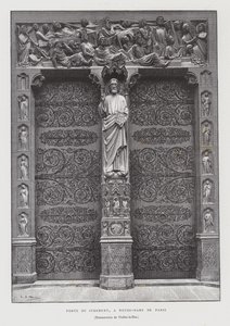 Portal of the Last Judgment, Notre Dame de Paris by French School