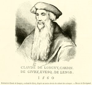 Portrait of Claude de Longwy, Cardinal de Givry by French School