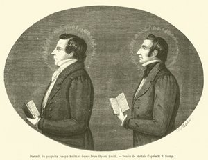 Portrait of the Prophet Joseph Smith and His Brother Hyrum Smith by French School