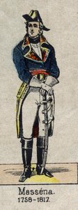 Portrait of Andre Massena, Duke of Rivoli, Prince of Essling, Marshal of the Empire (Image of Epinal)