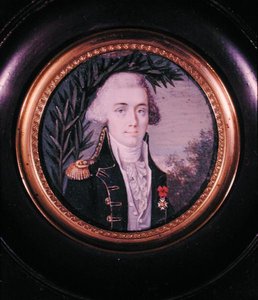 Portrait miniature of Jean-Baptiste d