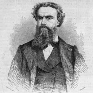 Portrait of Alexandre Cabanel (1823-1899), French painter. Engraving in "Le Monde Illustré" n°338 of October 3 by French School