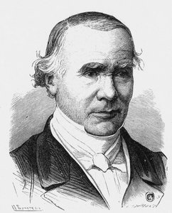 Portrait of Alfred Louis Maris Velpeau (1795 - 1867), French surgeon (a bandage bears his name) - in Album of Science; illustrious scientists; Great discoveries 1896 by French School