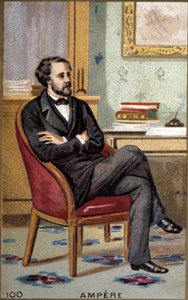 Portrait of André Marie Ampère (1775-1836), French physicist by French School
