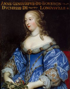 Portrait of Anne Genevieve de Bourbon Conde by French School