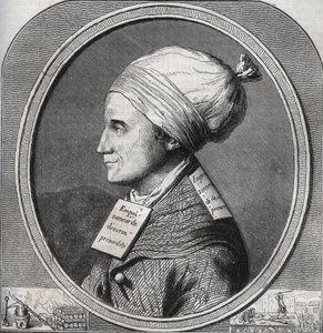 Portrait of Antoine-Francois Desrues (1744-1777) poisonneur francais - Engraving in Causes celebres de tous les peuples by Armand Fouquier (1817-18?) 1858-1867 - private collection by French School