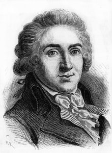 Portrait of Armand Gensonne (1758 - 1793) deputy of the convention. Engraving from the end of the 19th century by French School