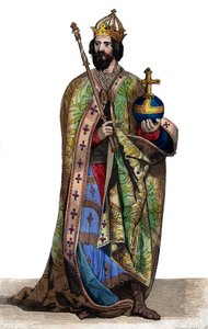 Portrait of Charlemagne by French School