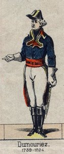 Portrait of Charles Francois Dumouriez, general-in-chief of the northern army in 1792 (Image of Epinal)