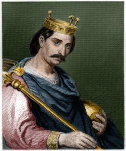 Portrait of Charles II the Bald (823-877), King of France - in 