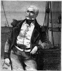 Portrait of Charles Napier, Scottish admiral and politician - Engraving in 