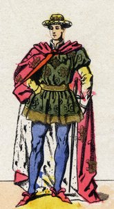 Portrait of Charles VII (1403-1461) King of France.