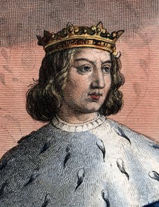 Portrait of Charles V of France, called the Wise (1338-1380), King of France by French School