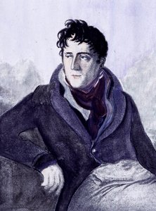 Portrait of Chateaubriand. 19th Century Engraving